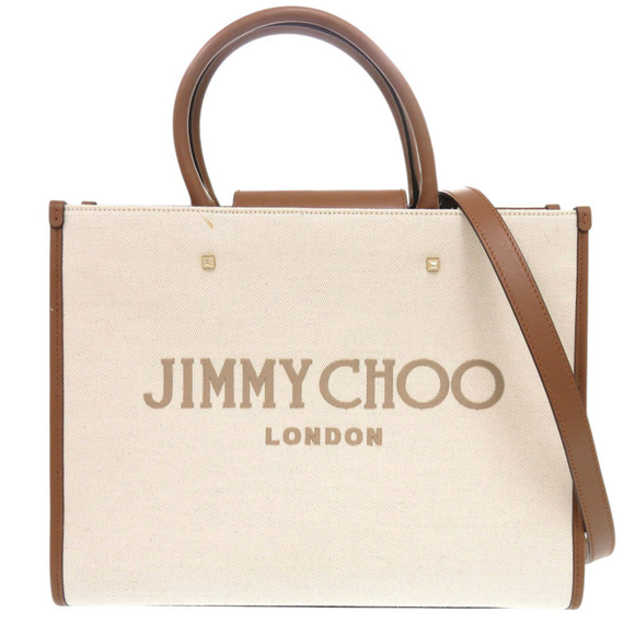Jimmy Choo Varenne Avenue 2-Way Canvas and Leather